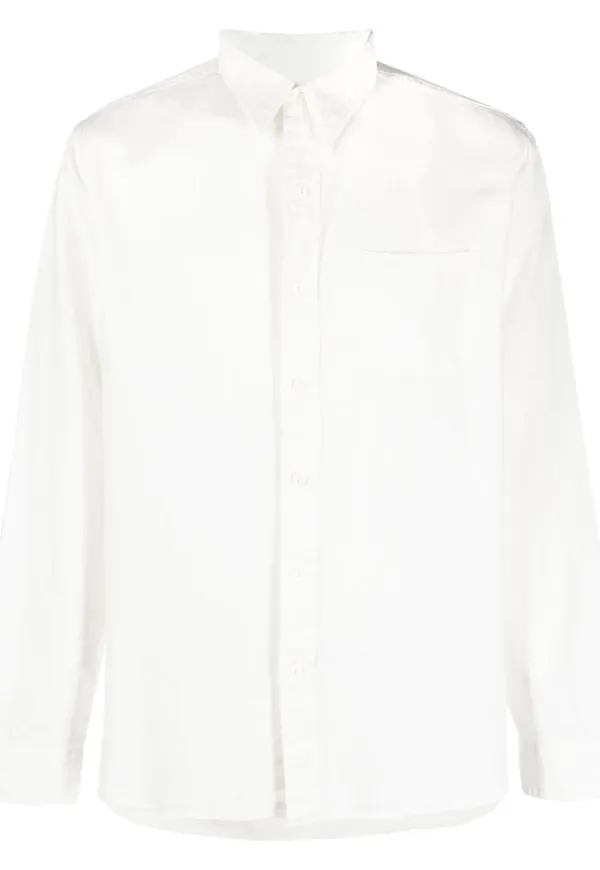 Ralph Lauren RRL Railman skjorta med ficka - Vit