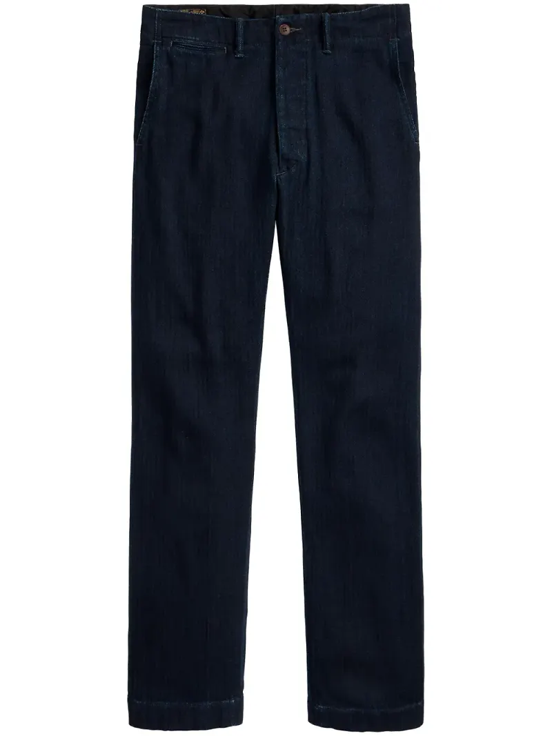 Ralph Lauren RRL raka byxor - Blå