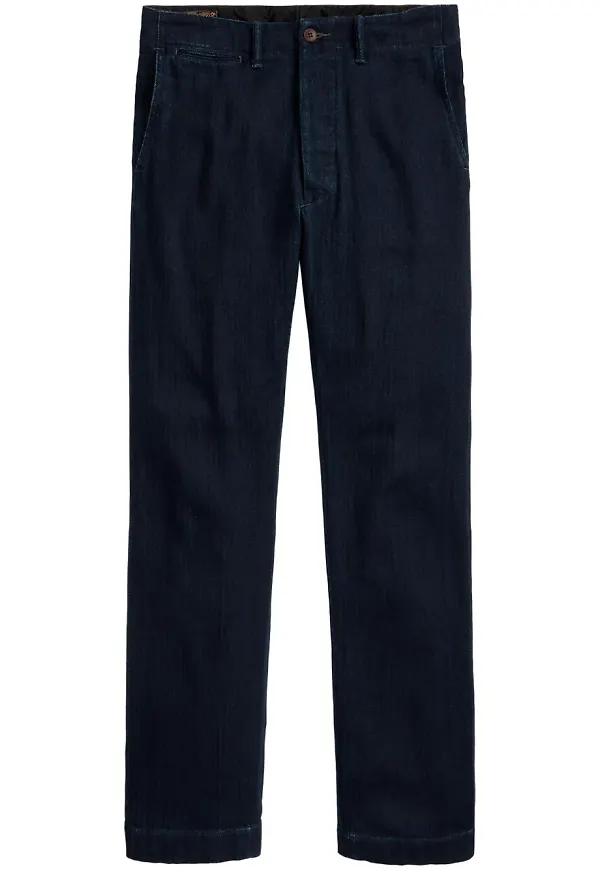 Ralph Lauren RRL raka byxor - Blå