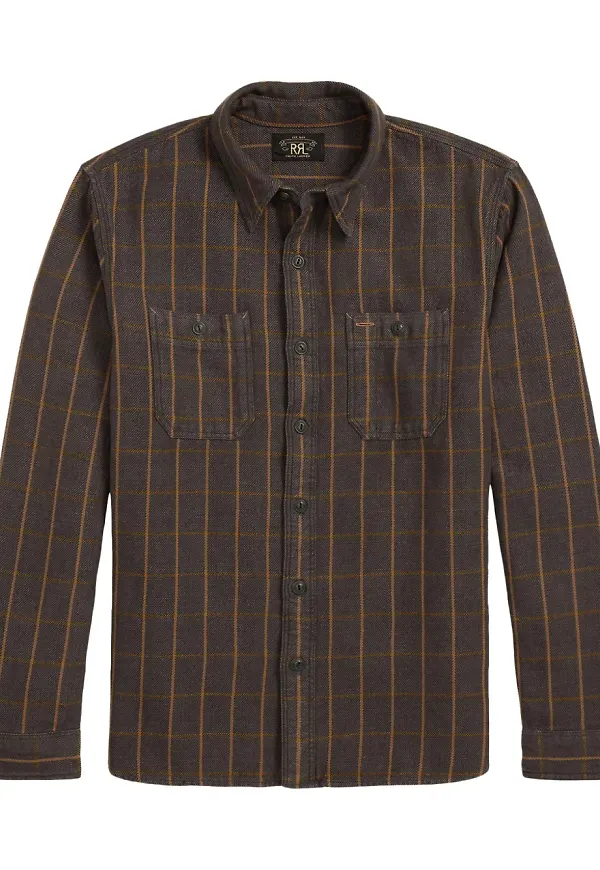 Ralph Lauren RRL randig skjorta - Grå