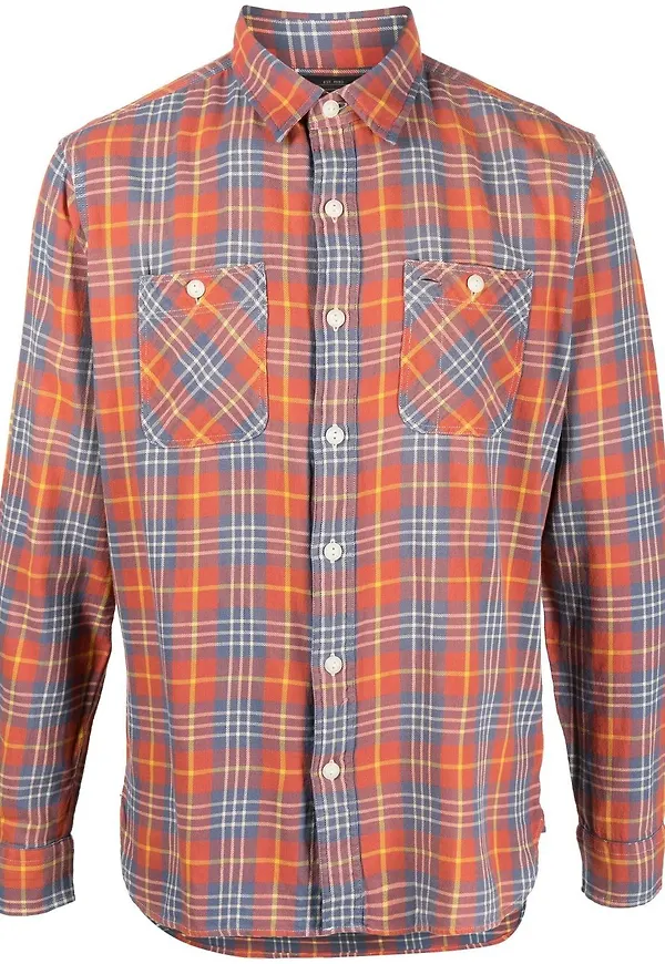Ralph Lauren RRL rutig skjorta - 001 RED/BLUE