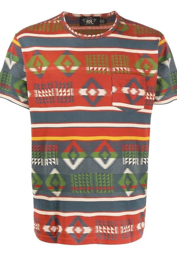 Ralph Lauren RRL t-shirt med grafiskt tryck - Röd