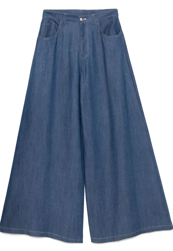 RAME jeans med vida ben - Blå