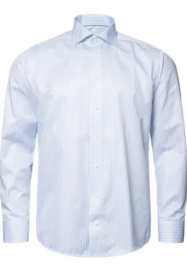 Randig Signature Twill-skjorta Slim Fit