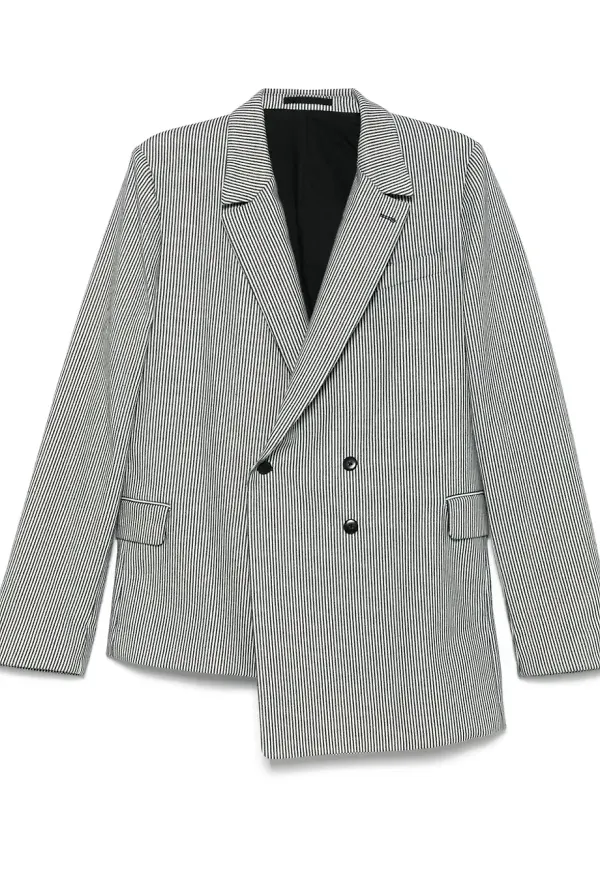 Random Identities randig blazer - Svart