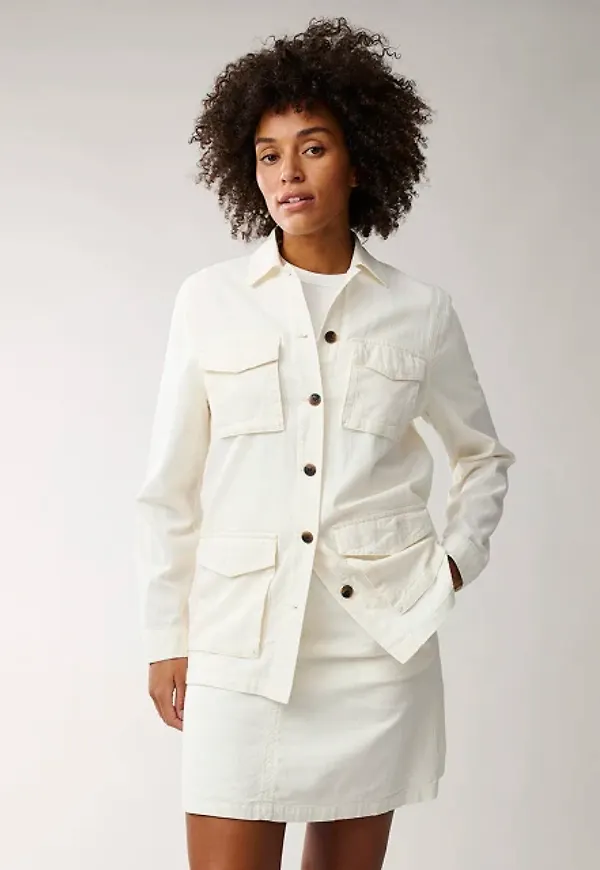 Raven Linen Blend Overshirt