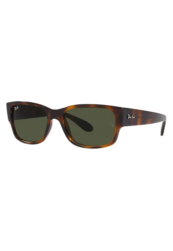 Ray-Ban Solglasögon '0RB438855601/71' brun / konjak / mörkgrön