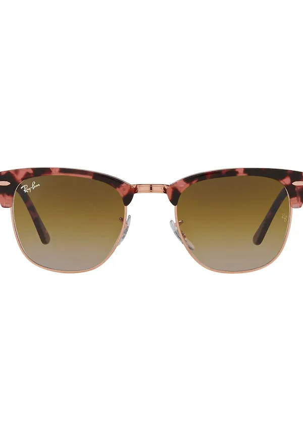 Ray-Ban Clubmaster D-frame solglasögon - Rosa