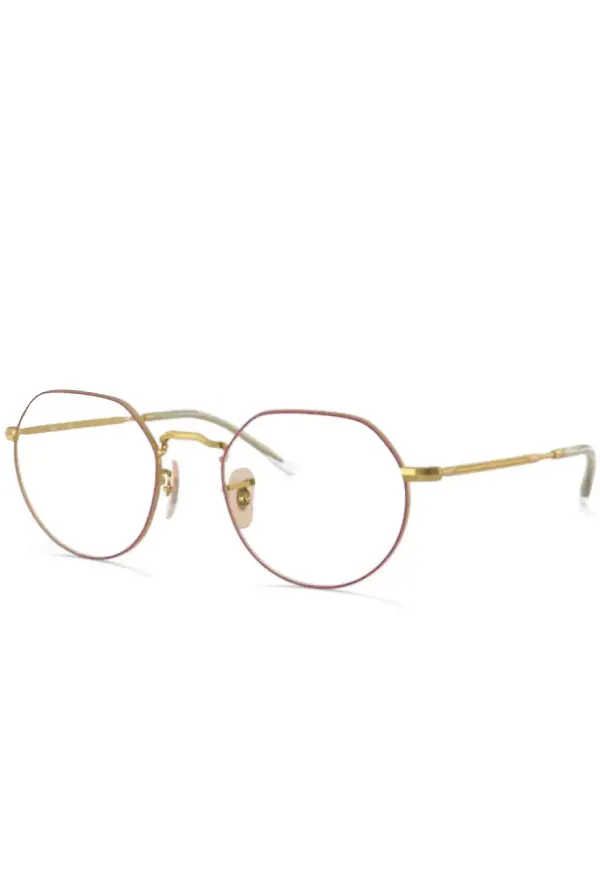 Ray-Ban glasögon med runda bågar - Guldfärgad