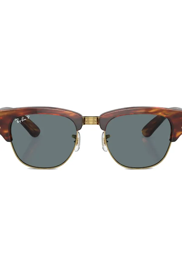 Ray-Ban Mega Clubmaster sköldpaddsfärgade solglasögon - Brun