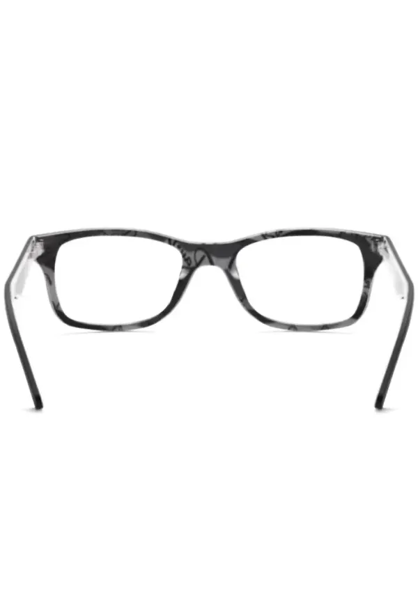 Ray-Ban rectangular frame glasses - Svart