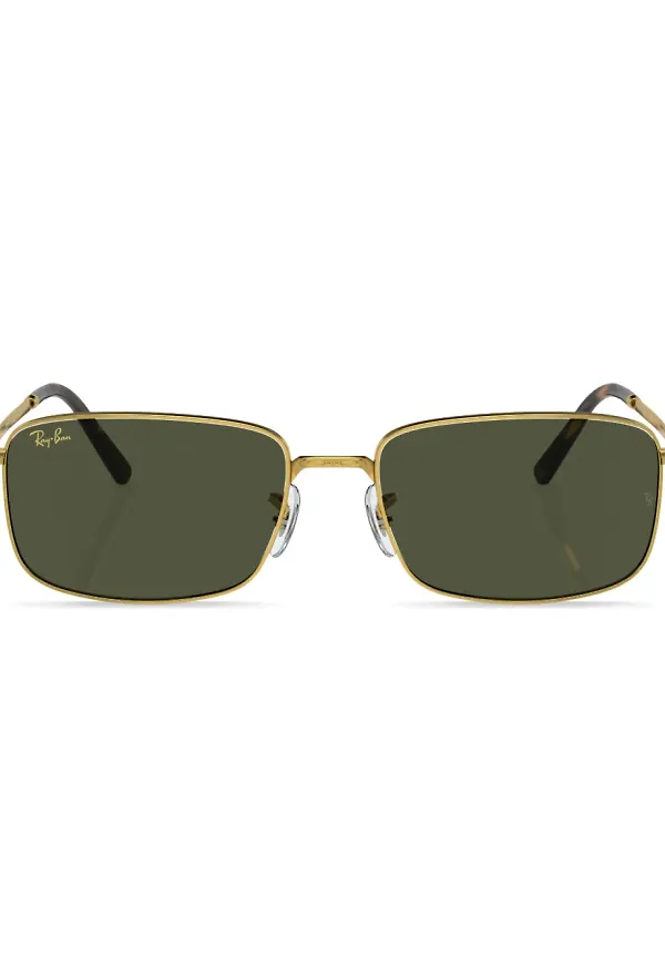 Ray-Ban rektangulära solglasögon - Guldfärgad