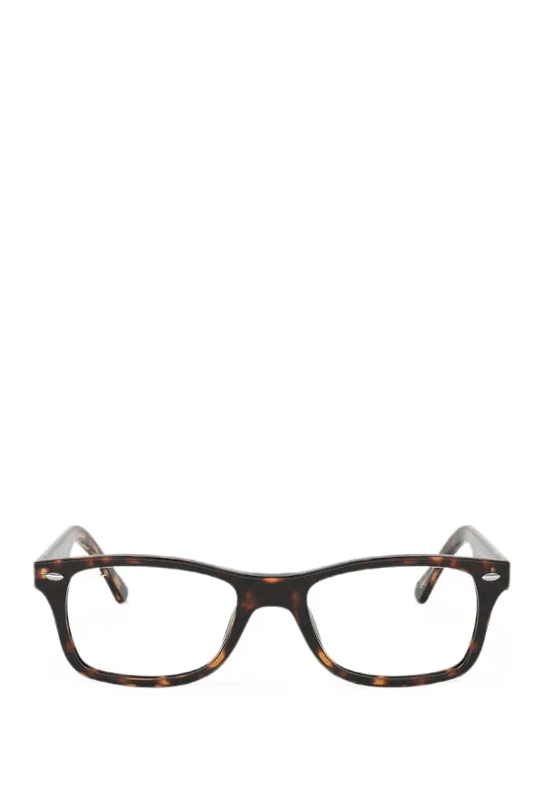 Ray-Ban tortoiseshell square glasses - Brun