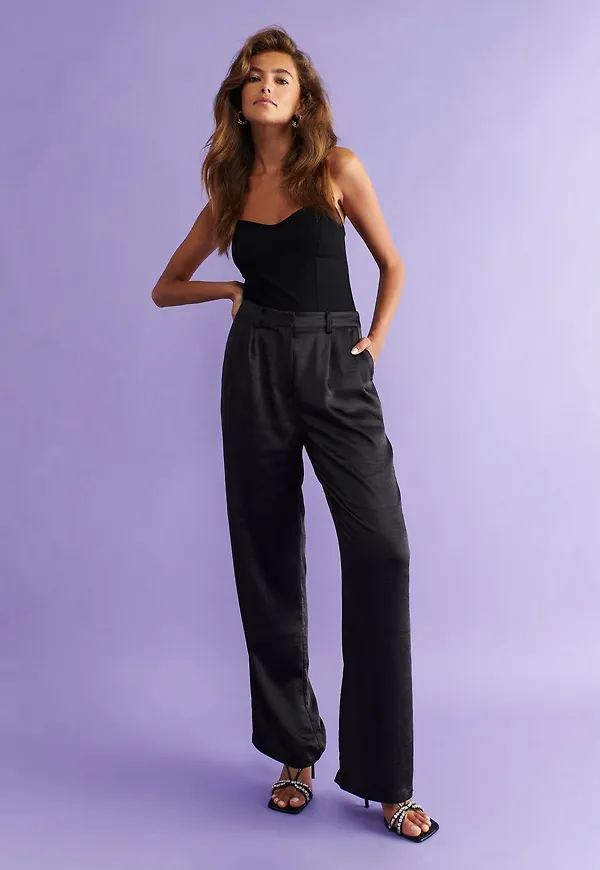 Raya satin trousers