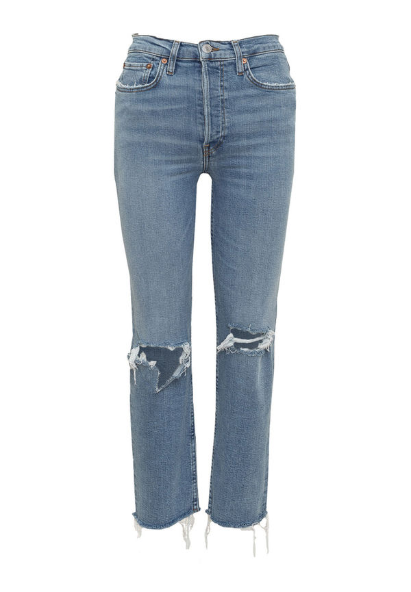 Re/Done - Skinny Jeans - Blå - Dam - Storlek: W28,W29,W27,W25,W26