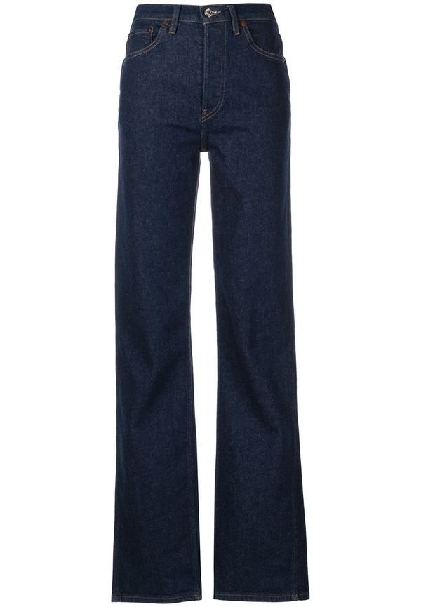 RE/DONE jeans med hög midja från 1990-talet - Blå
