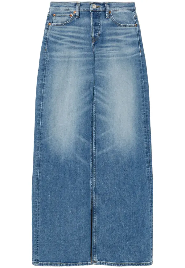 RE/DONE wide leg-jeans - Blå