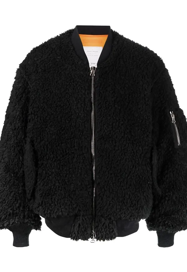 Readymade Teddy bomberjacka - Svart