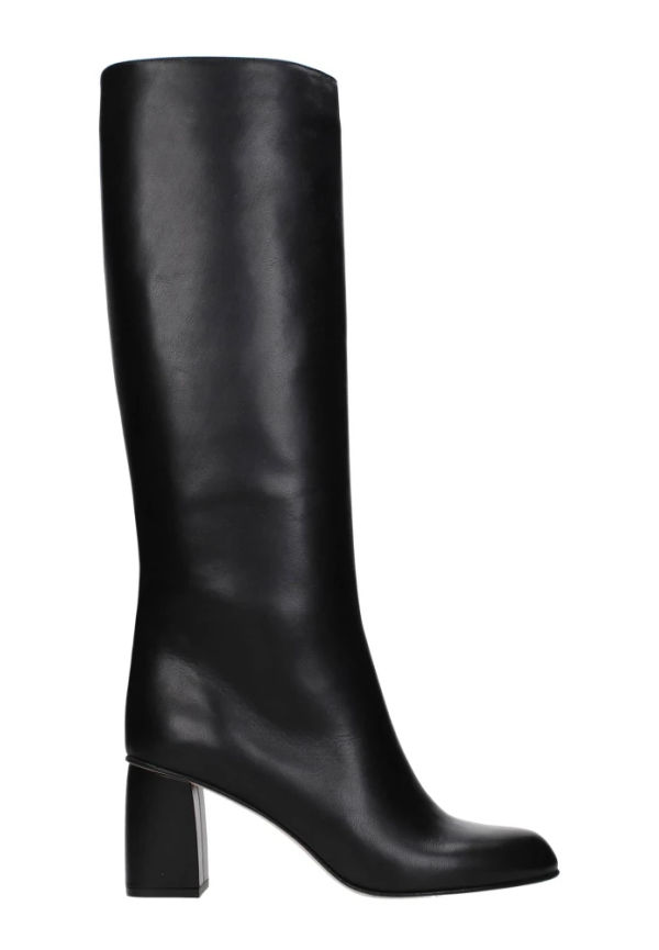 Red(V) Boots Leather Svart, Dam