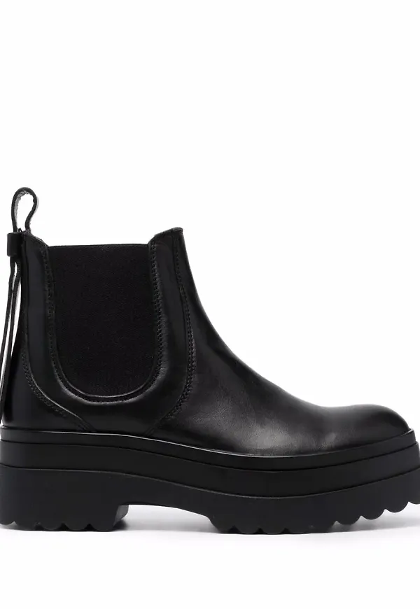 RED(V) Chelsea-boots med platåsula - Svart