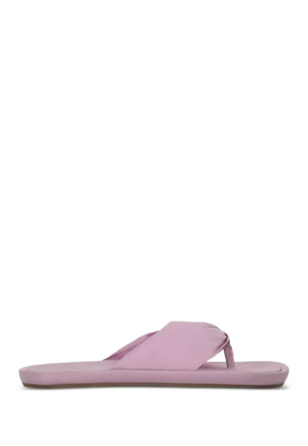 RED(V) open-toe ruched sandals - Rosa