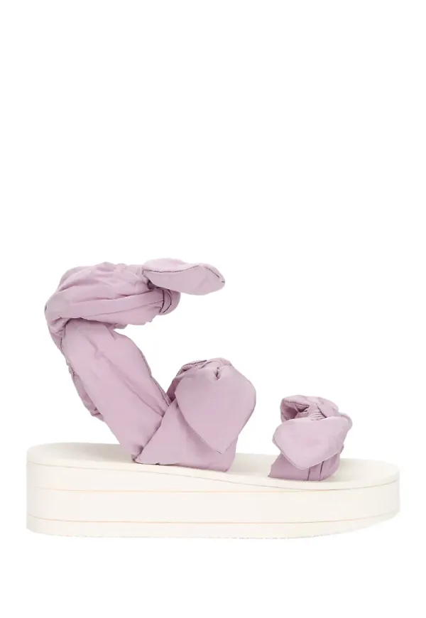 RED(V) sandaler med rosett - Rosa