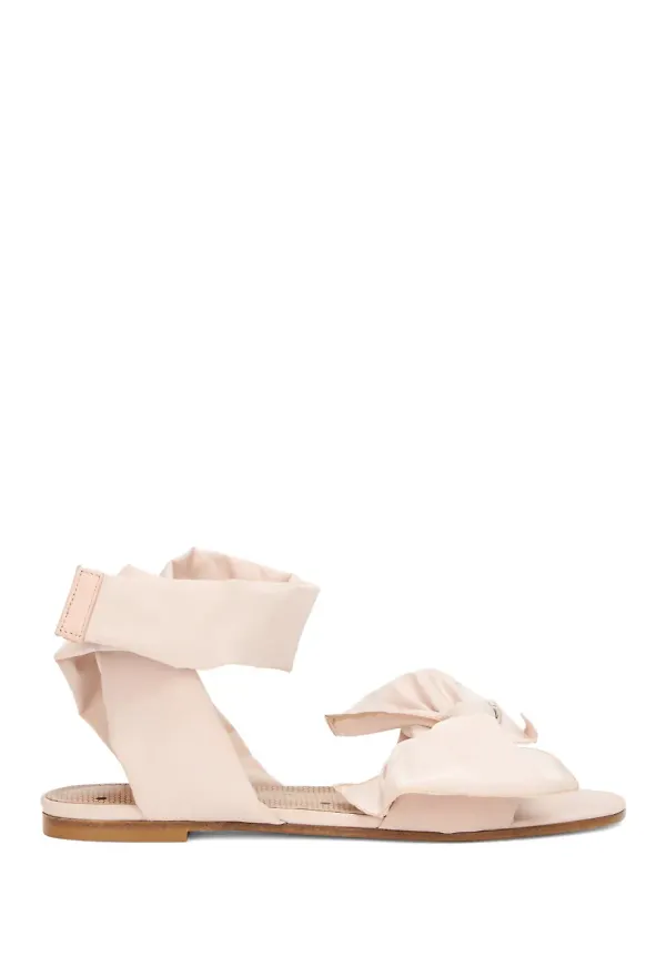 RED(V) sandaler med rosettmotiv - Rosa