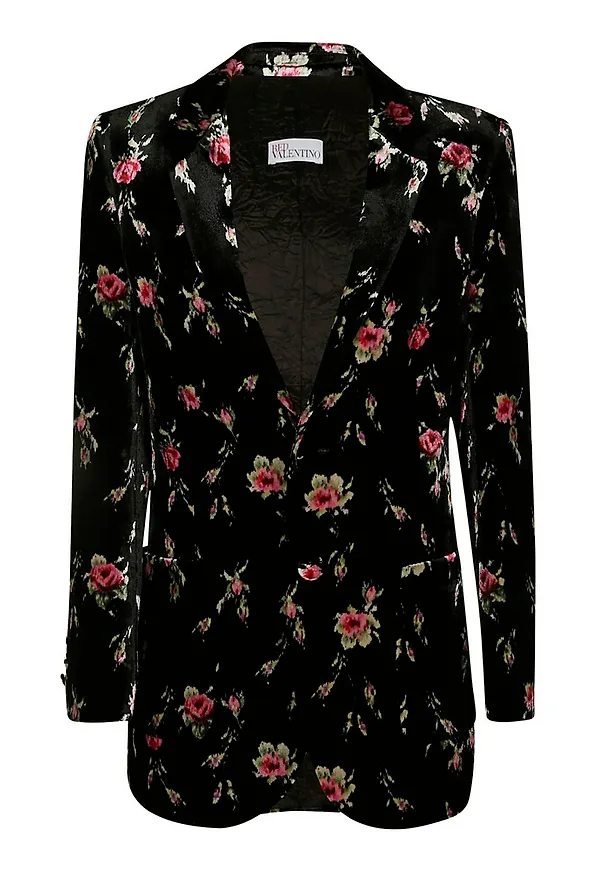 RED Valentino - Blazer - Svart - Dam - Storlek: S