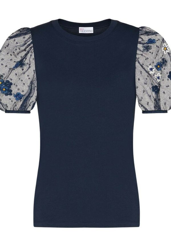 RED Valentino - Blusar - Blå - Dam - Storlek: S