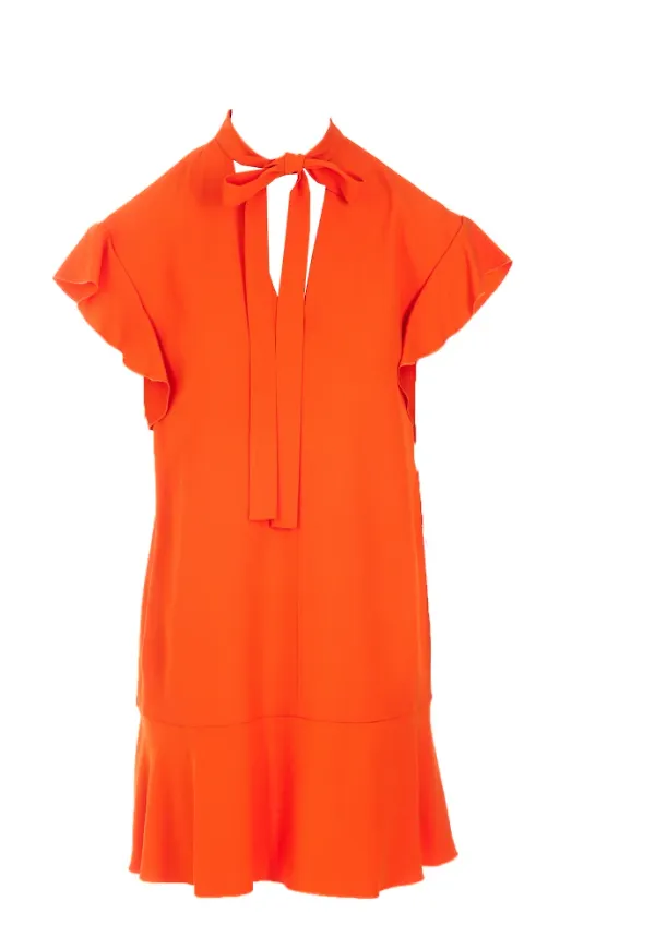RED Valentino - Klänningar - Orange - Dam - Storlek: XS