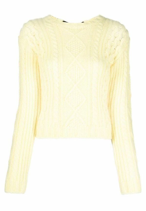 RED Valentino - Stickade tröjor & koftor - Gul - Dam - Storlek: L,M,S