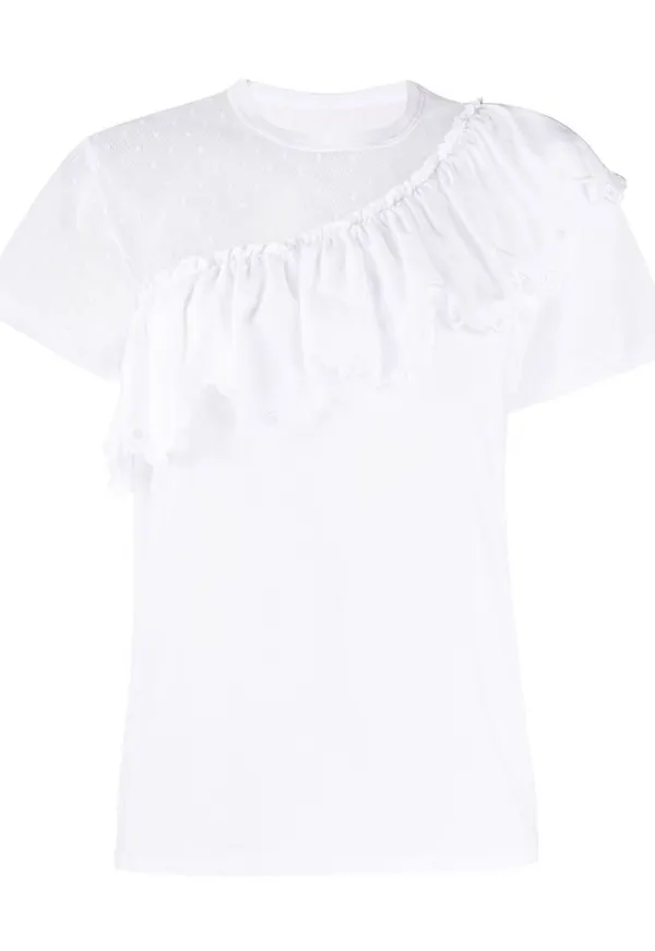 RED Valentino - T-shirts - Vit - Dam - Storlek: L,M