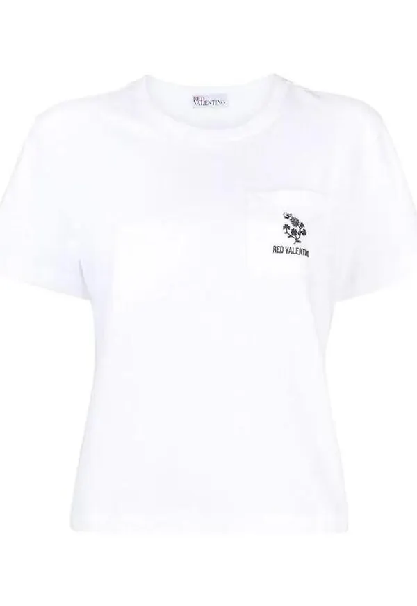 RED Valentino - T-shirts - Vit - Dam - Storlek: XS