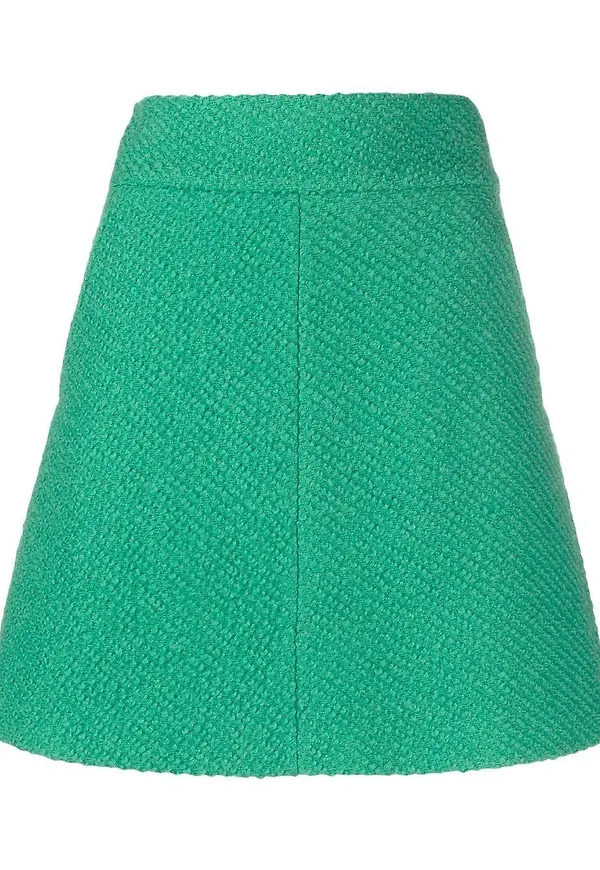 RED Valentino A-linjekjol - Grön