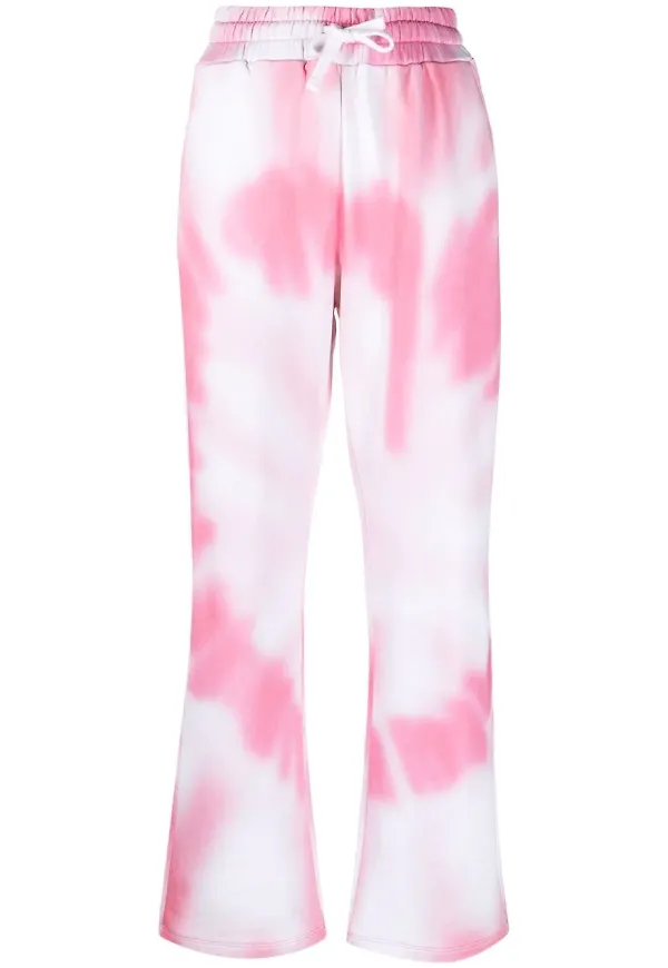 RED Valentino batikmönstrade trackpants - Rosa