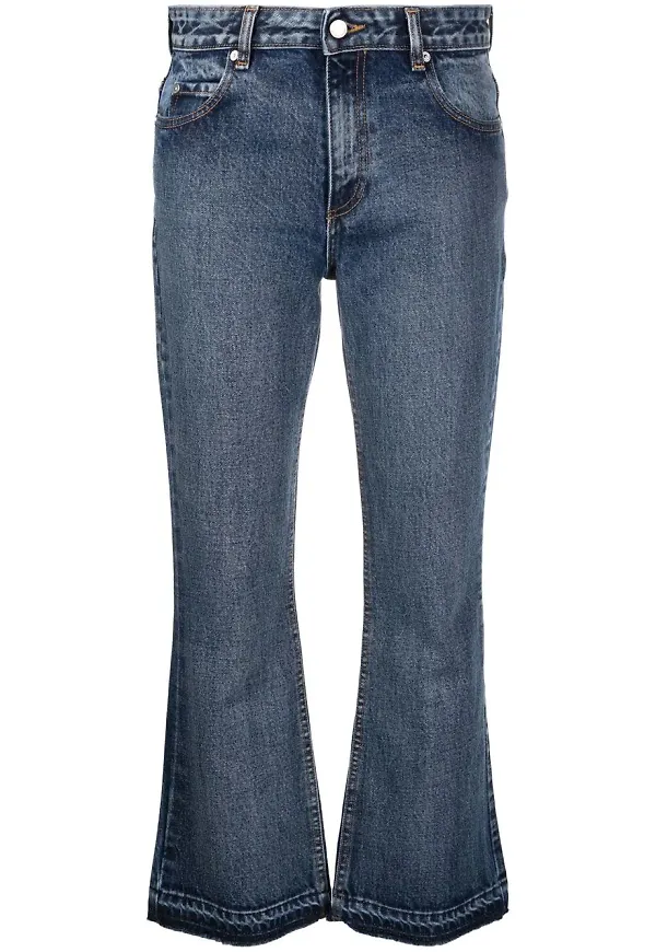RED Valentino flare-jeans - Blå