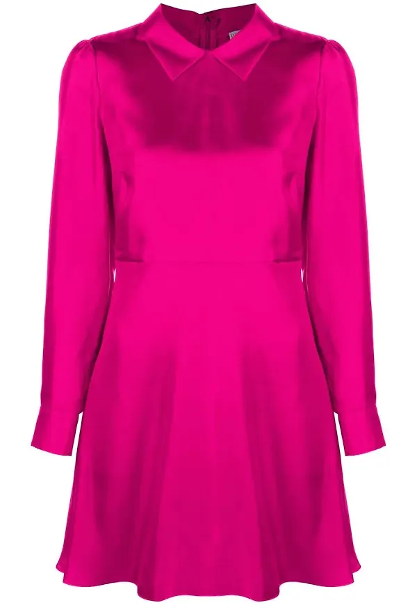 RED Valentino miniklänning i siden - Rosa