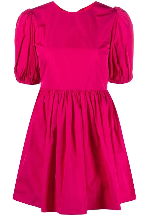 RED Valentino miniklänning med rosettdetalj - Rosa