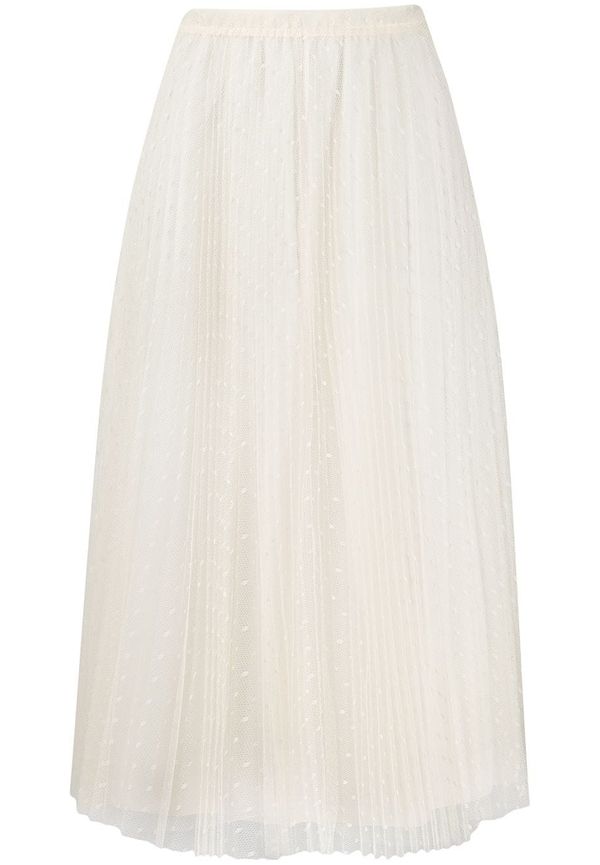 RED Valentino Point d' espirit tyllkjol - Vit