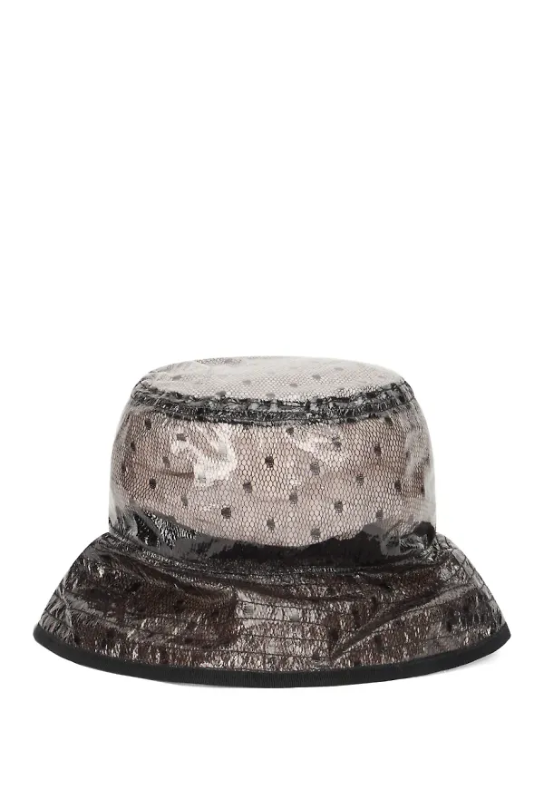 RED Valentino prickig fiskarhatt - Svart