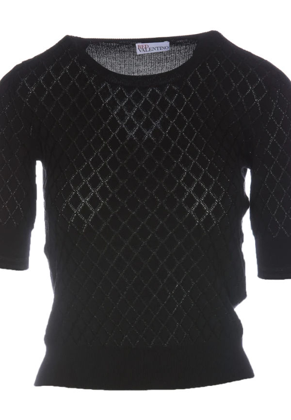 RED Valentino R.e.d. Valentino Sweaters Black Svart, Dam