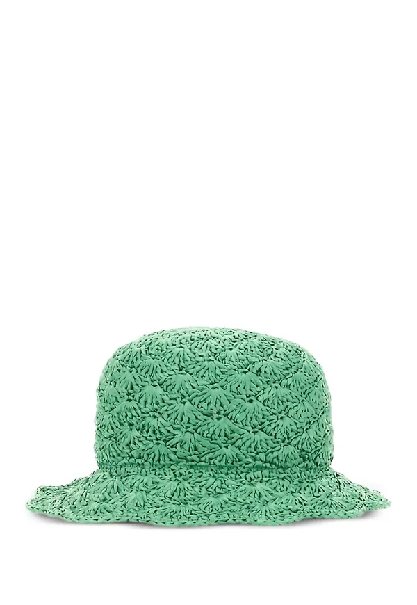 RED Valentino raffia bucket hat - Grön