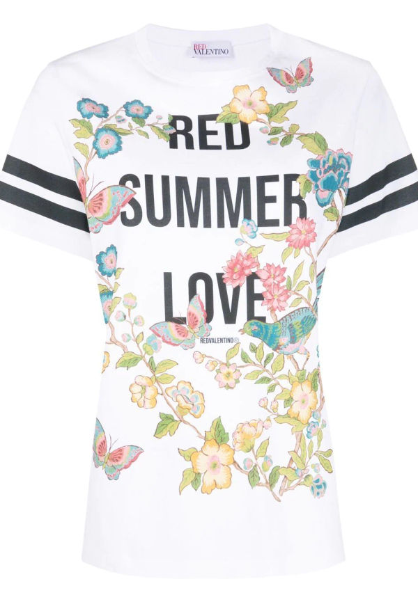 RED Valentino Red Summer Love t-shirt - Vit