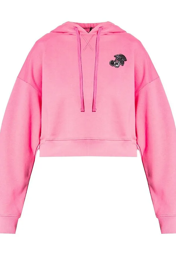 RED Valentino Relaxed-fitting hoodie Rosa, Dam