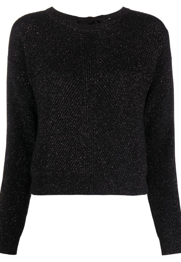 RED Valentino stickad tröja - Svart