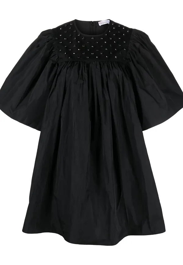 RED Valentino strassprydd miniklänning - Svart