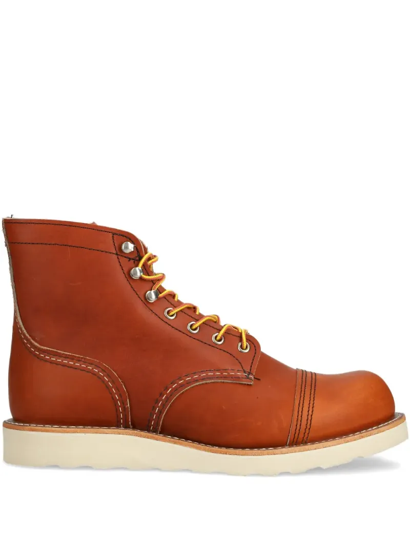 Red Wing Shoes Iron Ranger stövlar - Brun