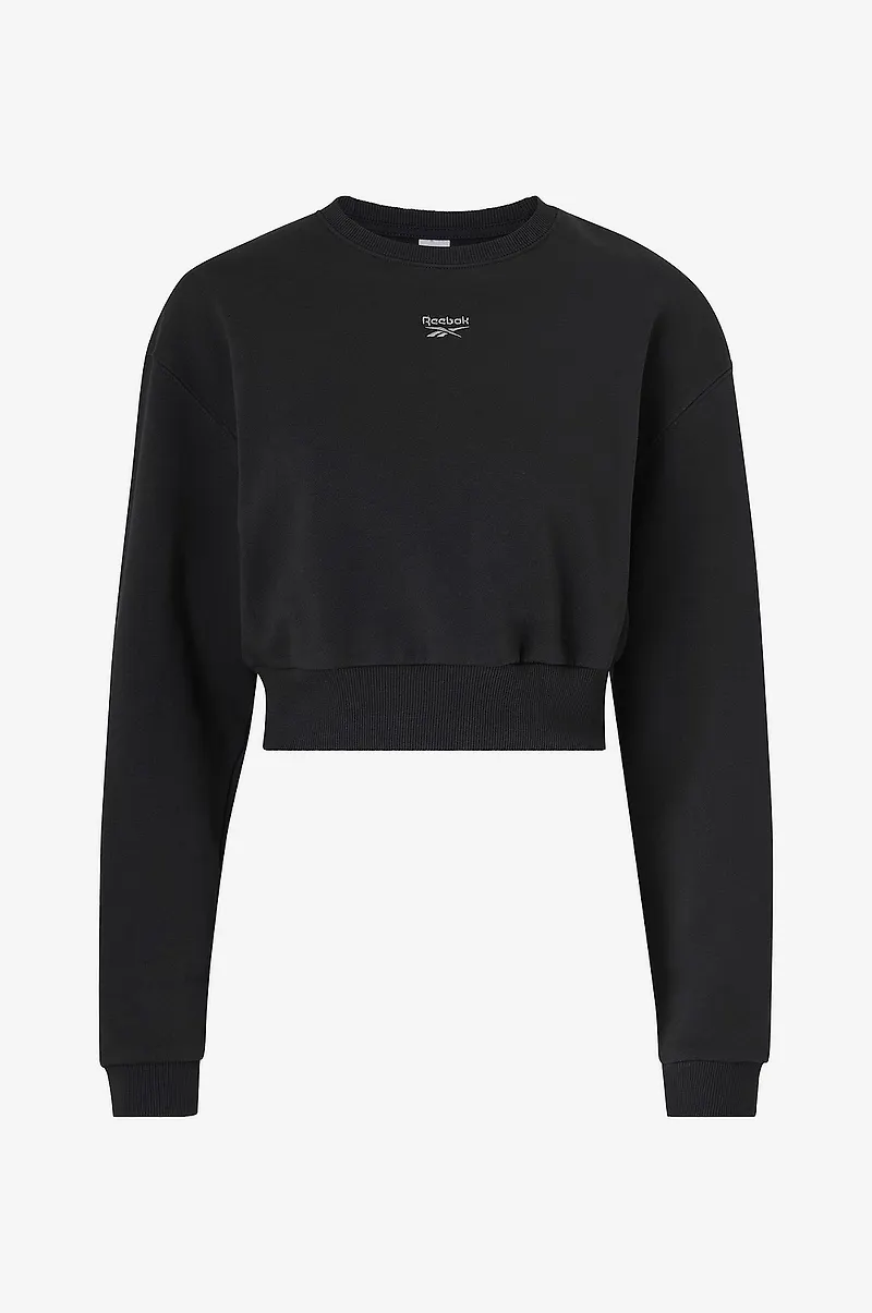Reebok Classic - Sweatshirt CL Wde Fleece Coverup - Svart