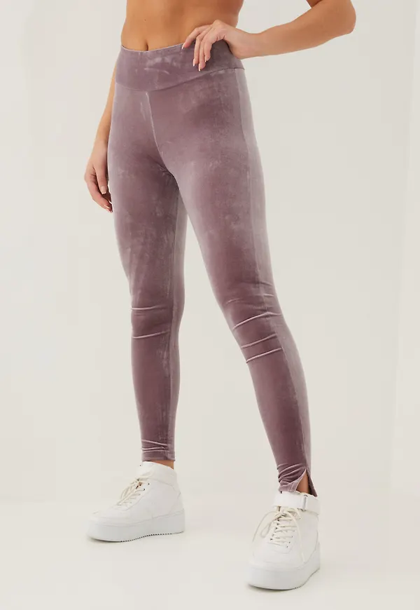 Reebok Classics - Leggings - Pink - Cl Ny Velour Legging - Byxor & Shorts - Leggings