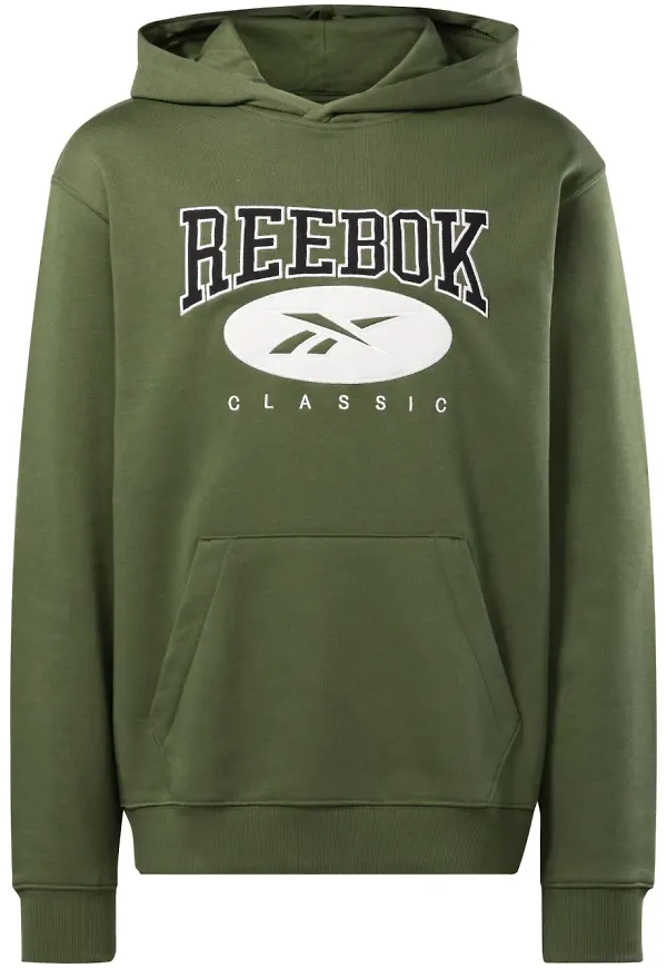 Reebok hoodie med logotyp - Grön